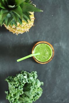 ananas, kale, brocoli, kiwi